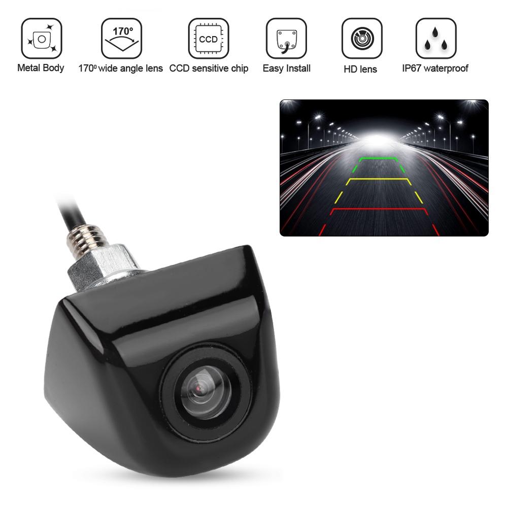 PC7070K HD CCD Cable Night Vision IP67 Car Park Monitor Backup Rearview Camera 12V