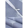 Plaid Print Cotton Pillow Case Covers for Contour Neck Memory Foam Pillow Pillowcase with Zipper (Grey Feather)