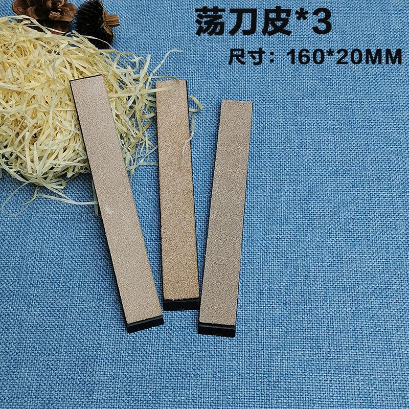 NOVÝ Kožený nůž leštící ostřič kámen Kožená ostřící deska Honovací řemen Brusná pasta na nože