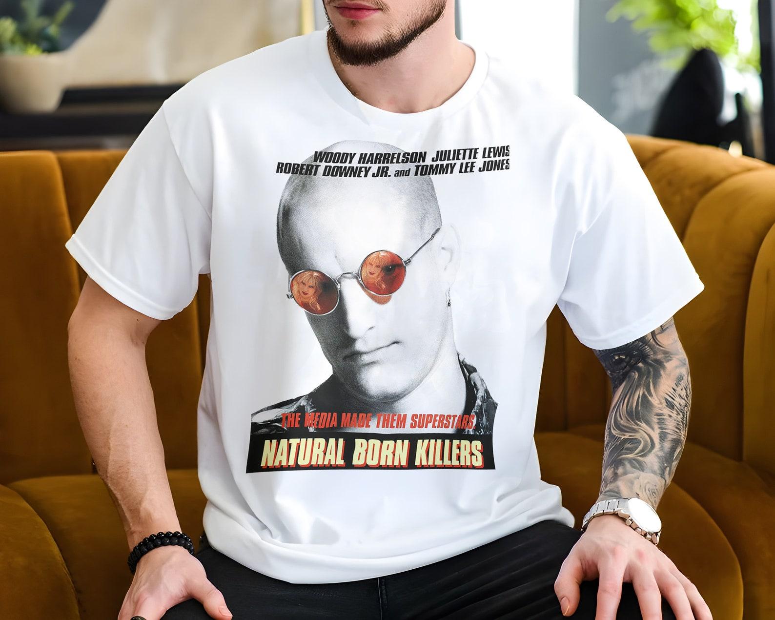 Natural Born Killers V1 Movie Poster Classic Movie Unisex T Shirt all sizes S-5XL XL