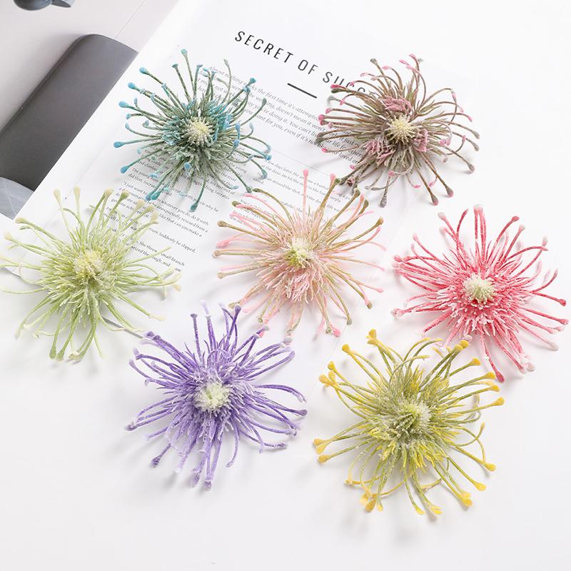 5/10Pcs 10cm Artificial Seaweed Flowers Fake Flower Heads for Home Room Decor Wedding Decoration DIY Craft Wreath Gift Accessory