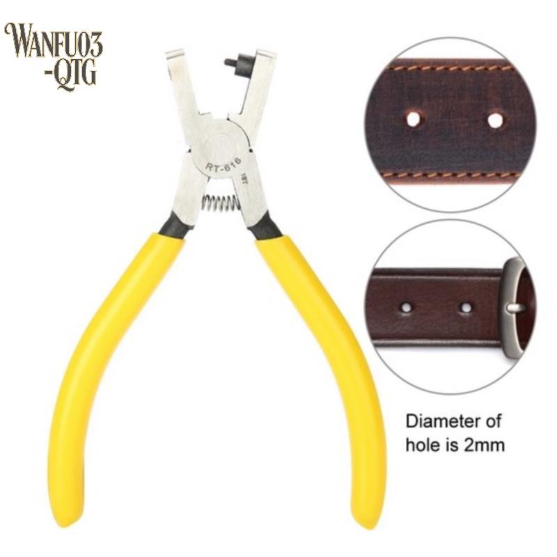 Hot Sale 1PC Hole Making Punch Pliers For Leather Belts Watch Band Holes Eyelet Tool 0.8mm