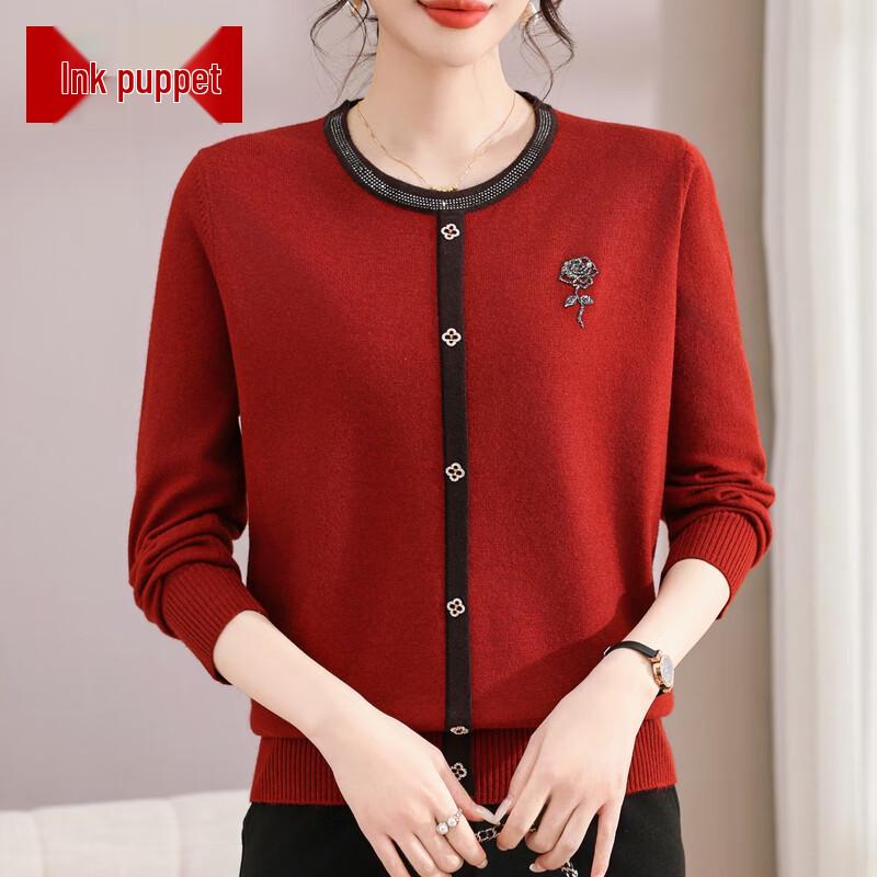 Women's Round Neck Knitted Sweater
