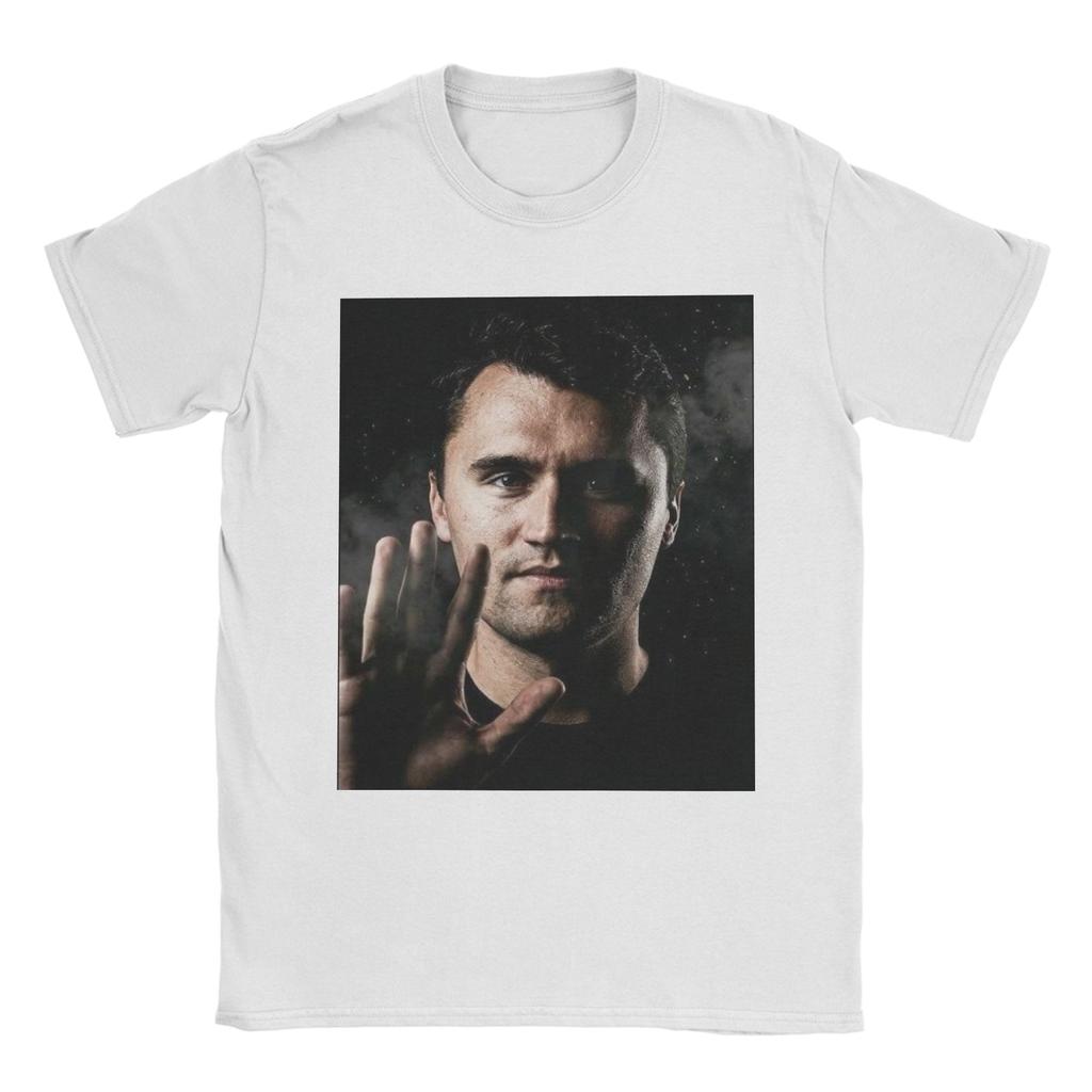 Unisexs Womens Charlie Kirk Shirt Cotton Print Tee Shirts Clothing Outfits
