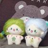 Creative Fried Hair Doll Keychain Ins Toothless Dolls Pendant Diy Hairstyle Little Girl Keyring Schoolbag Hanging Ornament