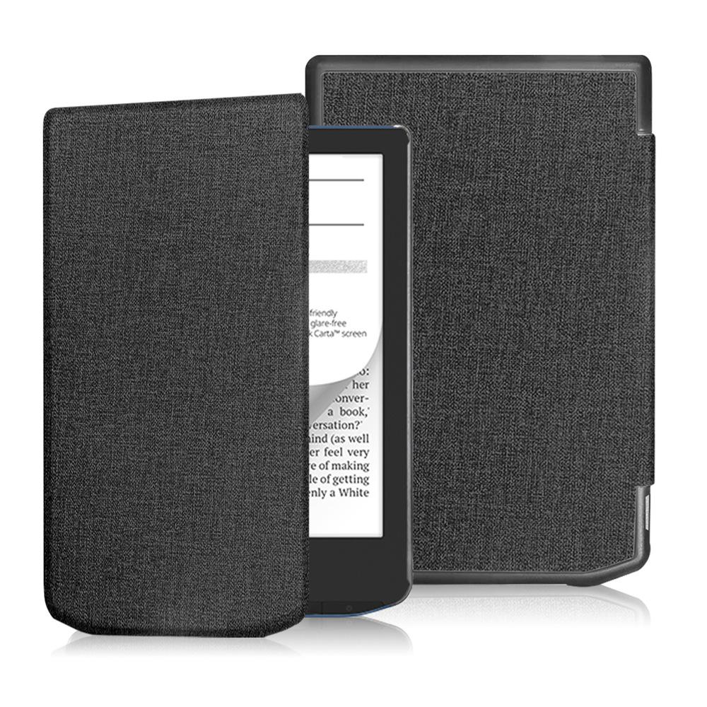 Custodia in Pelle con Poggiapolsi per Pocketbook Verse Lite 619 E-reader