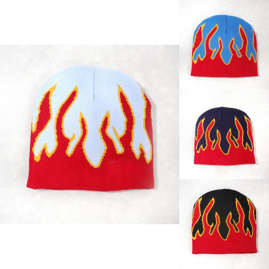 Street Style Knit Hat With Acrylic Material And Warmth For Autumn Outdoor Activities