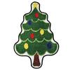 Christmas Tree Shape Floor Mat Anti Slip Entrance Door Bedroom Bath Toilet Mat Carpet  New Year Gift Navidad Home Decoration
