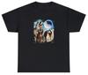 Three Raccoons Howling At The Moon T Shirt Funny Racoon Lover Meme Humor Tee