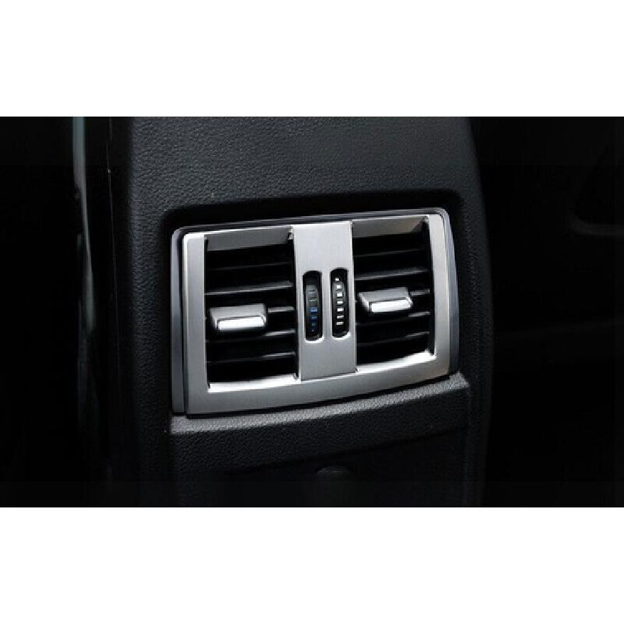 For 2013- BMW 3 4 Series GT Silver Steel Rear Air Outlet Vent Frame Trim 1X