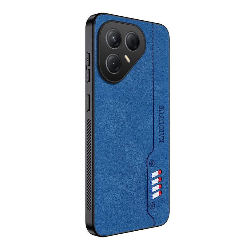 For Tecno Pova 7 4G Skin Feel Matte Leather Phone Case Soft Back Cover Funda For Tecno Pova 7 Protector