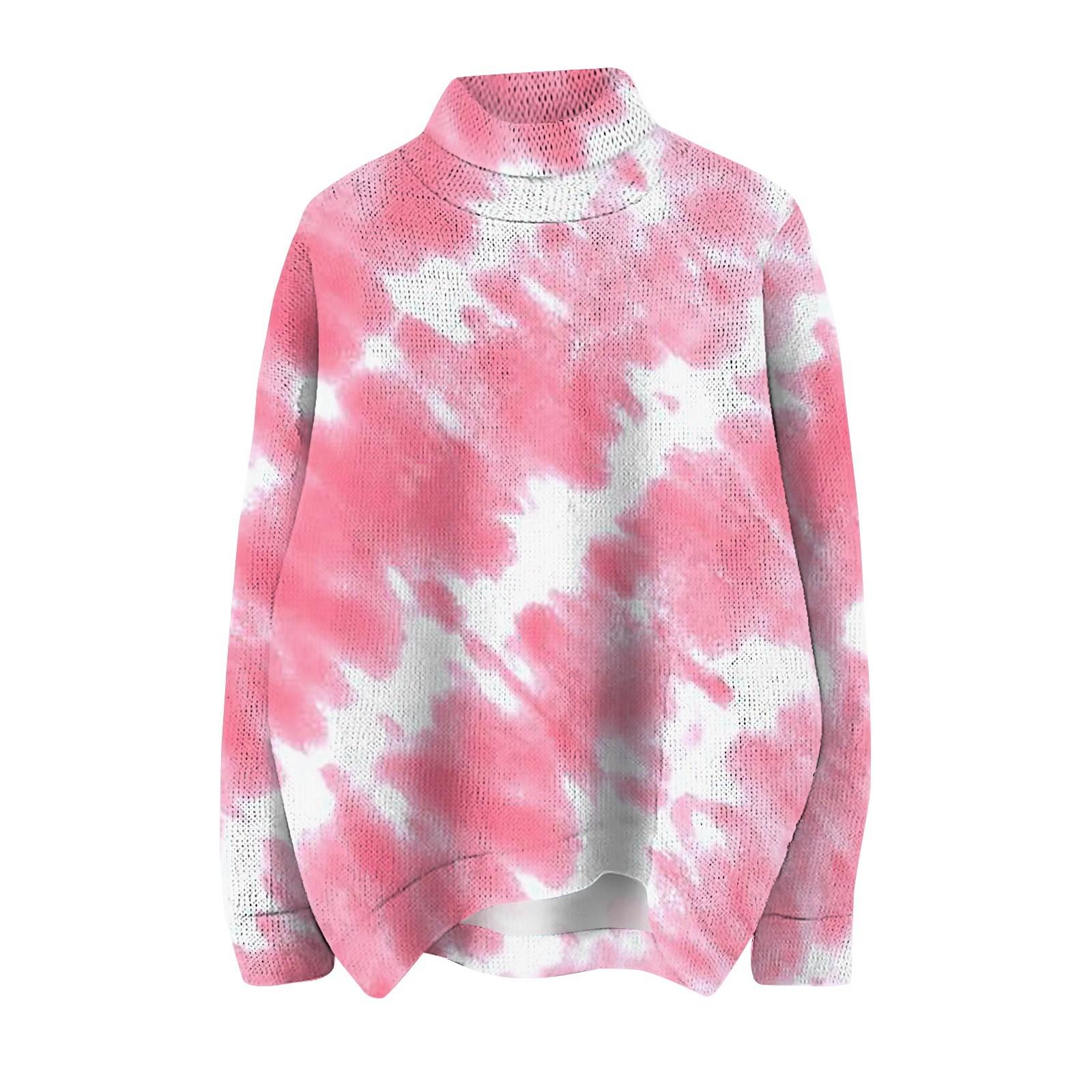 

Женская мода, повседневная водолазка с круглым вырезом и длинными рукавами, в полоску, с принтом, трикотажный топ XL красный