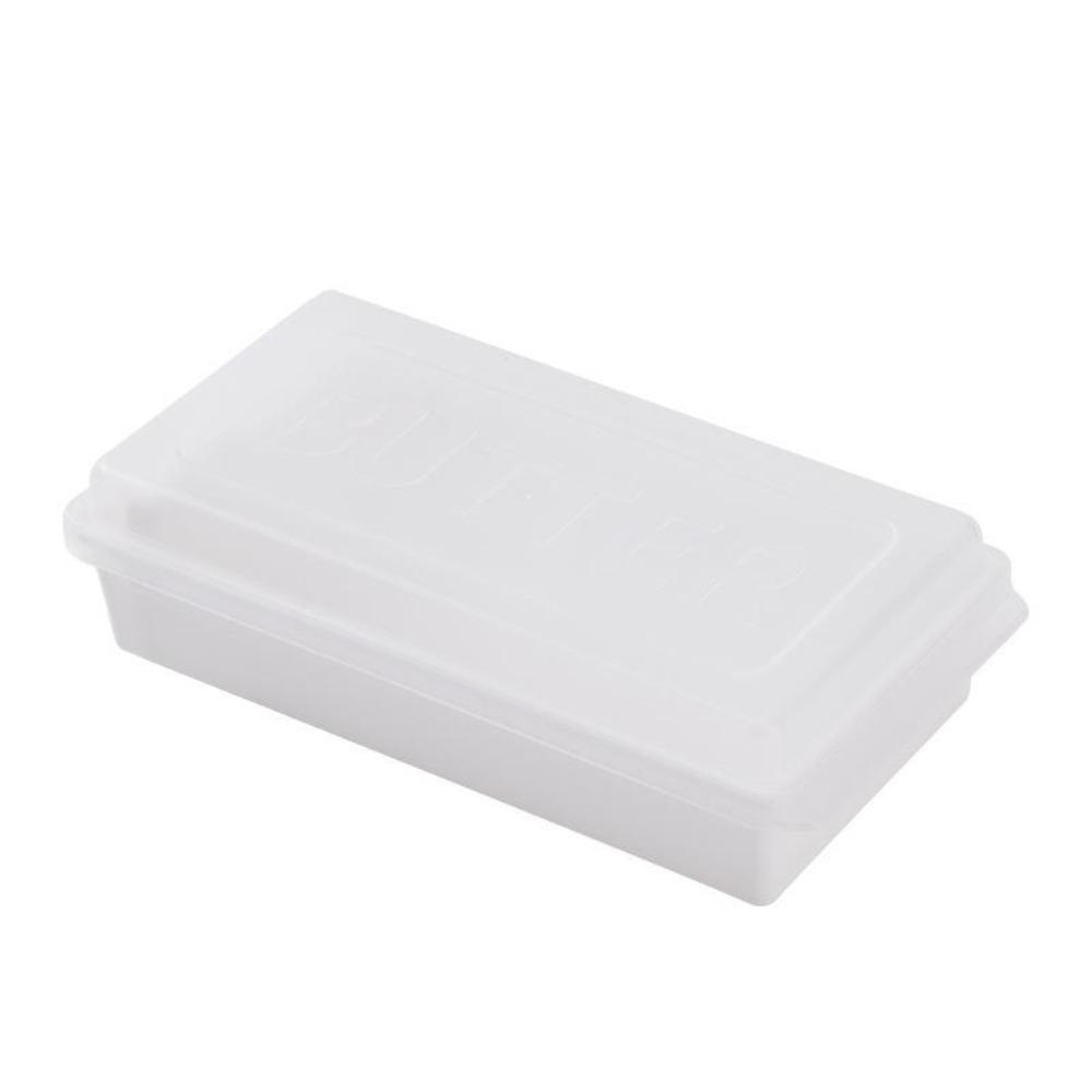 

New With Cover Lid Butter Cutter Storage Box With Cutter Convenient Butter Dish Butter Container Refrigerator Storage белый