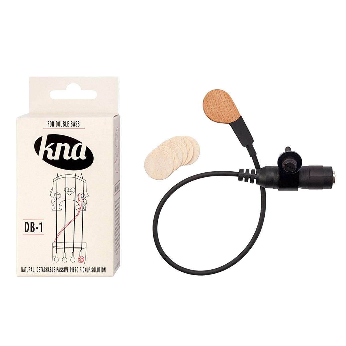 

KNA Портативный пьезоэлектрический звукосниматель для контрабаса DB-1 чёрный