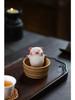 Yixing Zisha Tea Pet - Lying Flat Pig Zodiac Bathtub Ornament