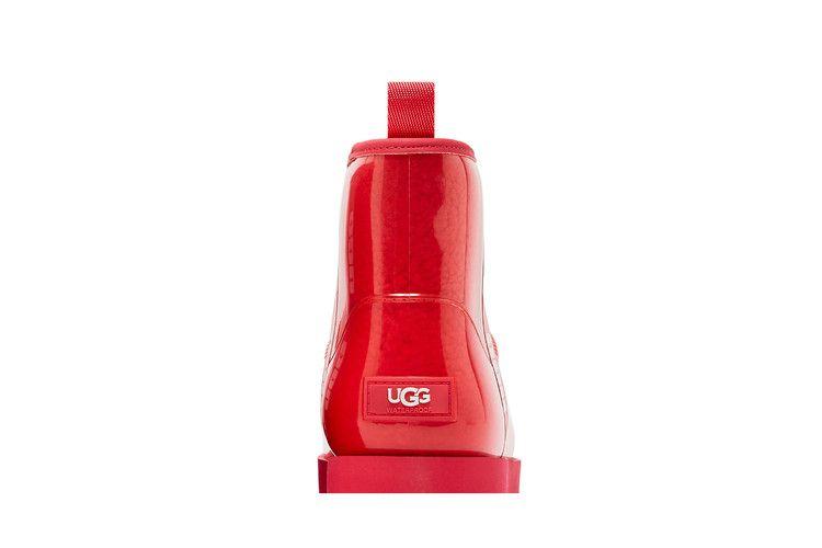 Women's Boots UGG Classic Clear Mini Boot Hibiscus Pink (Women's) Hibiscus Pink/White