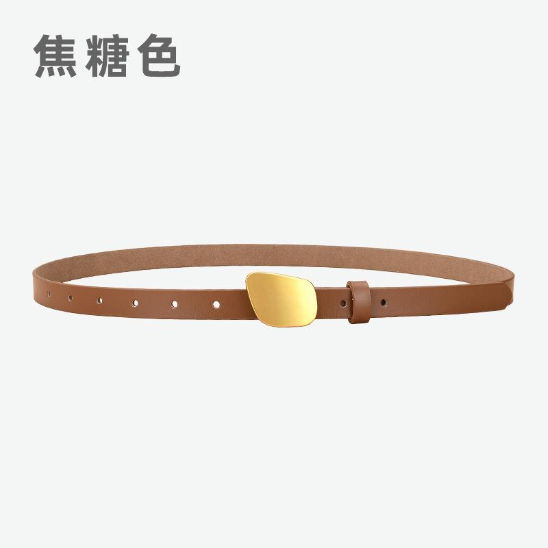 Women'S Leather Belt Women'S Belt Retro With Jeans Casual Decoration Women'S Belt