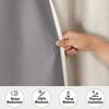 1pc Imitation Linen Waterproof Outdoor Curtain,  100% Blackout Drapes with Top Grommets, Curtains for Patio, Yard, Porch Privacy