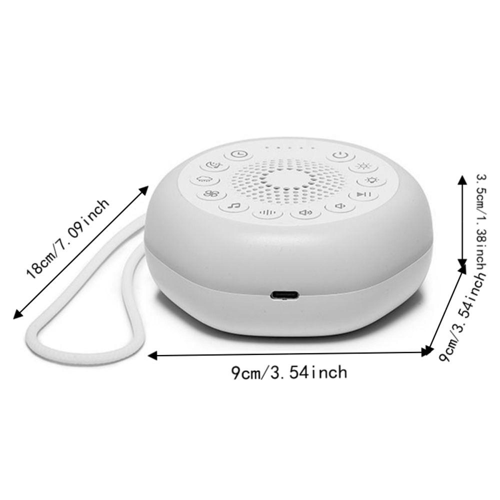 Rechargeable White Noise Machine Portable Sleep Sound Box Baby Sleep Soother Adult Sleep