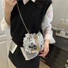 Sequin Trend Fashion Bucket Bag New Niche Design Chain Shoulder Messenger Bag