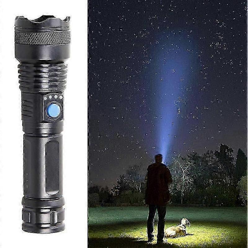 LED Torch Flashlight USB Rechargeable Super Bright Waterproof