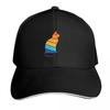 Funny Black Cat Lovers Sunset Vintage Retro Sun Vintage Baseball Cap Men Women Casual Summer Sport Sun Cap