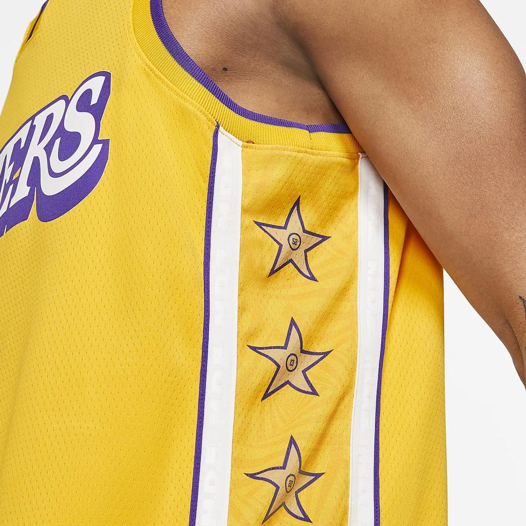 Nike NBA City Edition Fan Jersey 2019-2020 Season Unisex Tops Yellow AV4646-732