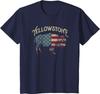 Vintage Yellowstone National Park Retro Men T Shirt