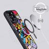 Art R-Romero Britto For Magnetic Phone Case For IPhone 17 16 15 14 13 12 11 Plus Pro Max PC+TPU Cover