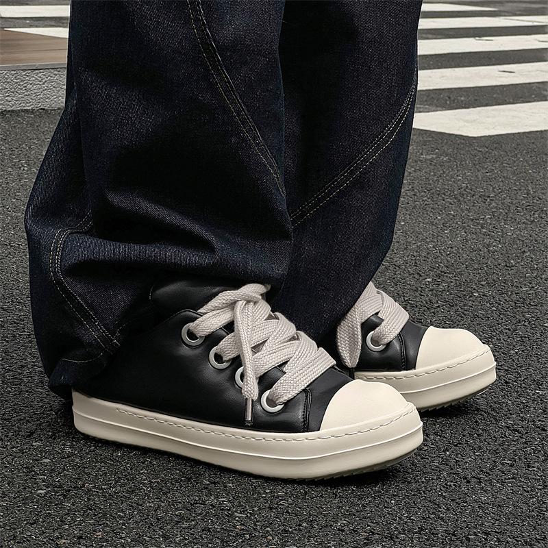 Μεγάλο κεφάλι παχύ Ding casual παπούτσια μόδας παπούτσια ψωμί παπούτσια μόδας χαμηλά παπούτσια ενίσχυσης παχιά σόλα παπούτσια