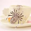 Rhinestone Spider Keychain: Insect Animal Bag Charm & Women's Metal Pendant Gift