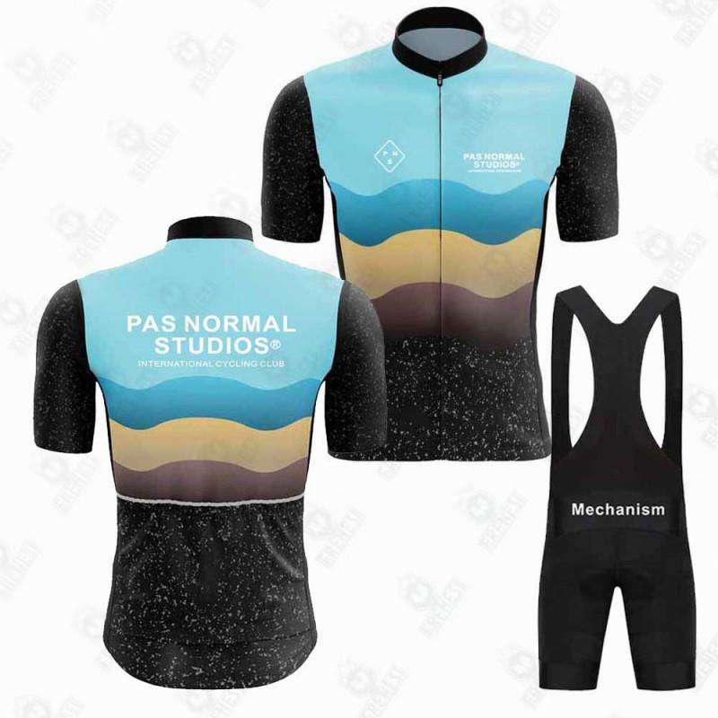 Outdoor Cycling Set Road Mountain Biking Riding Suit PNS Short-sleeved Straps