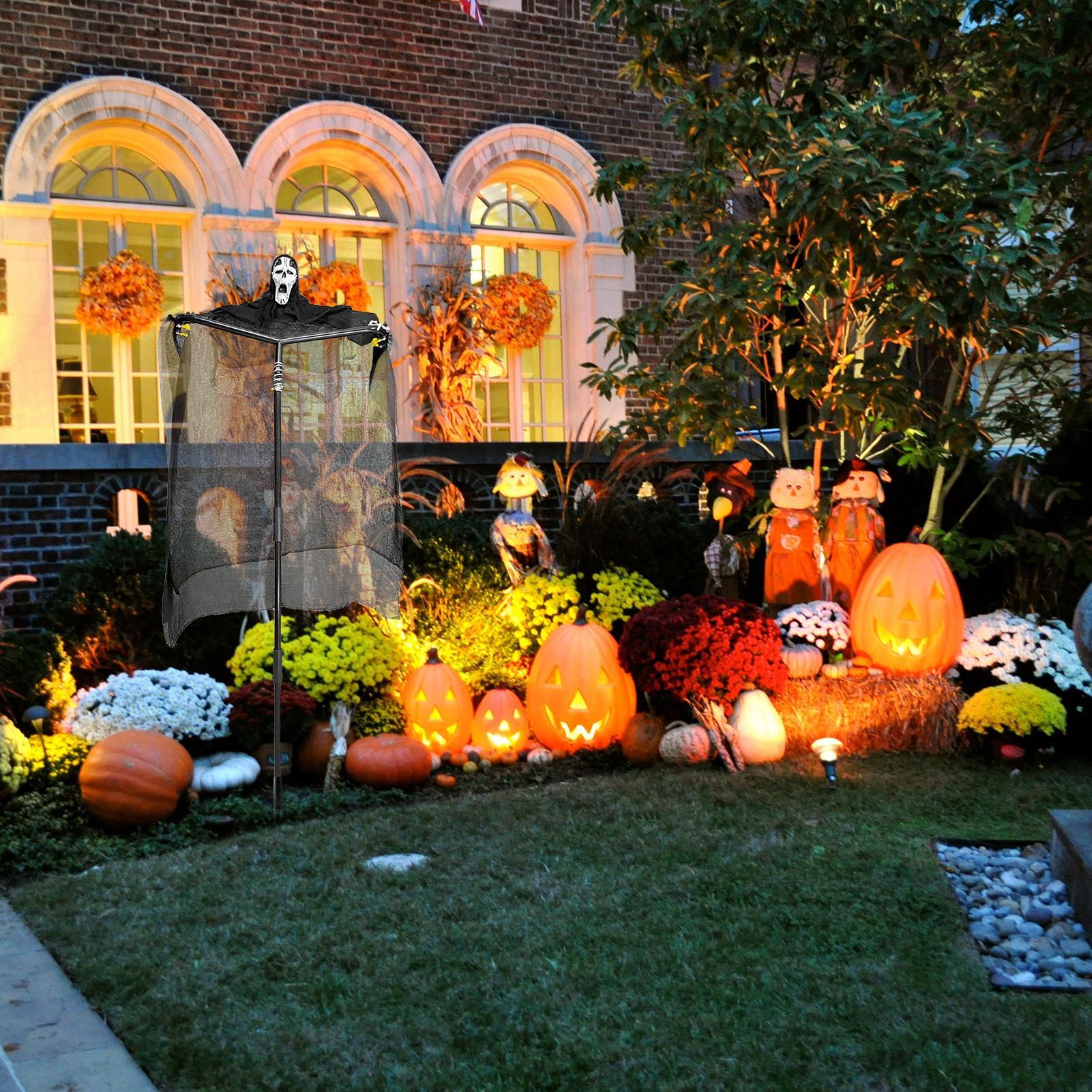 Halloween Decorations Outdoor Scarecrow Witch Outdoor Decoration Seasonal Scary Ornaments Weatherproof Prop For Porch Yard China Mainland