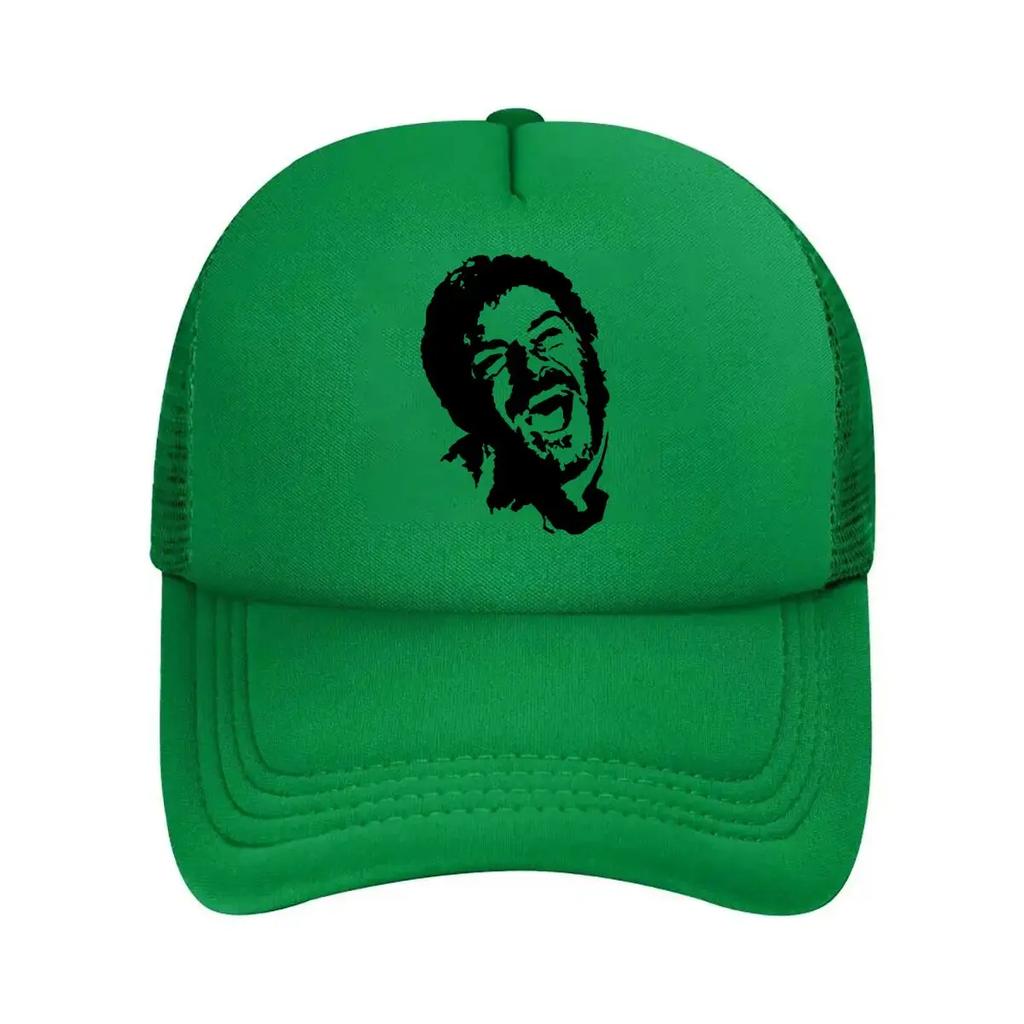 Soul Singer Music Inspired Vocalist Silhouette Art Mesh Baseball Cap