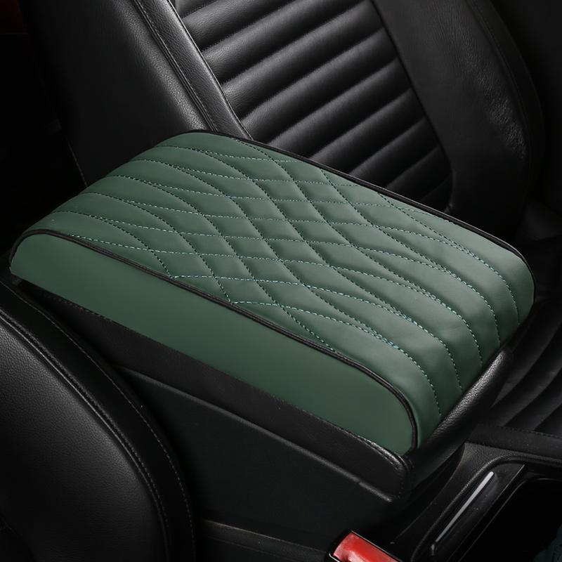 New Nappa Leather Memory Cotton Armrest Booster Pad Protective Cover General Purpose Car Booster Pad