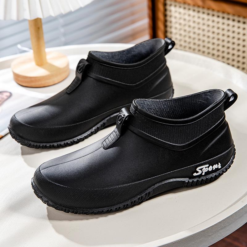 Женская новая теплая трендовая модная водонепроницаемая обувь для дождя, уличная водонепроницаемая рабочая обувь 36