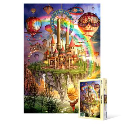 1000-teiliges Puzzle – Rainbow City, beliebtes koreanisches Puzzle