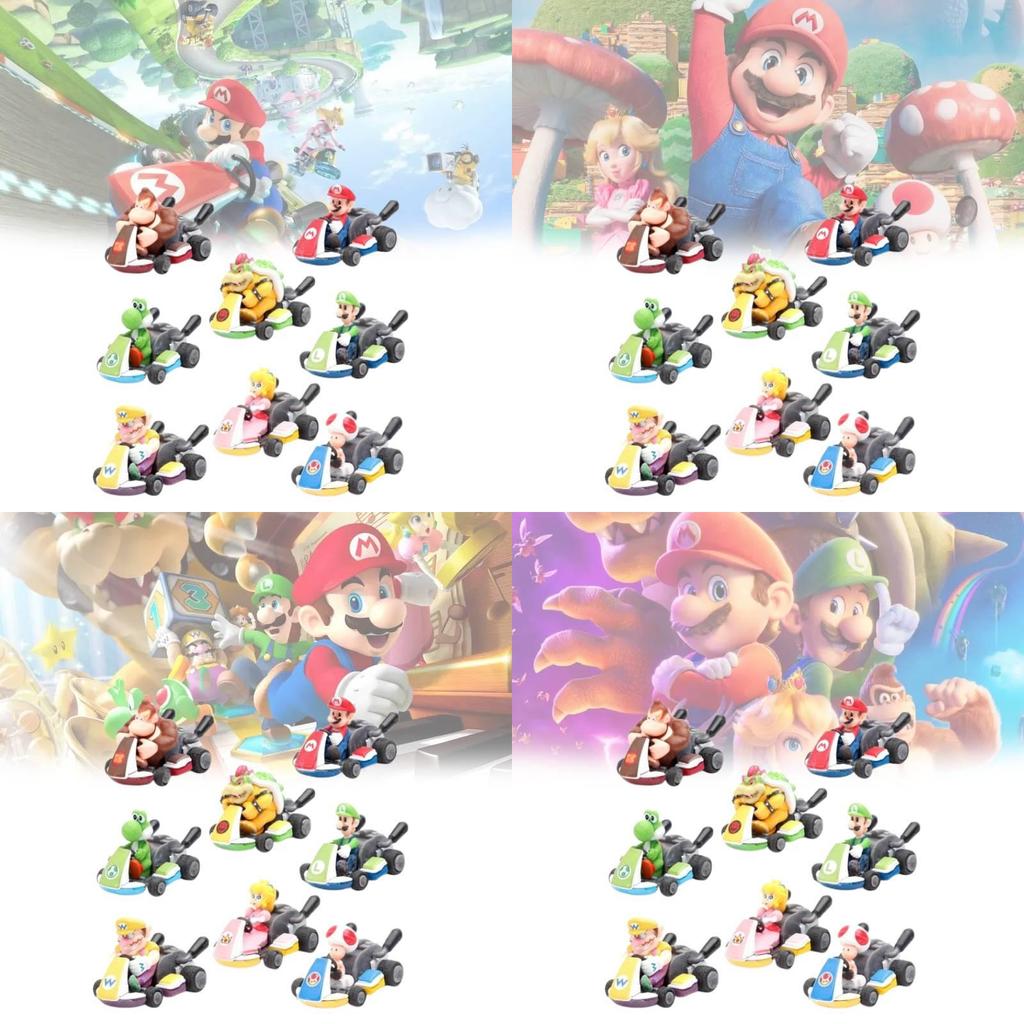 Super Mario Bros Pvc Action Figure Set With Mario Luigi Yoshi For Collectors Special Characters Included