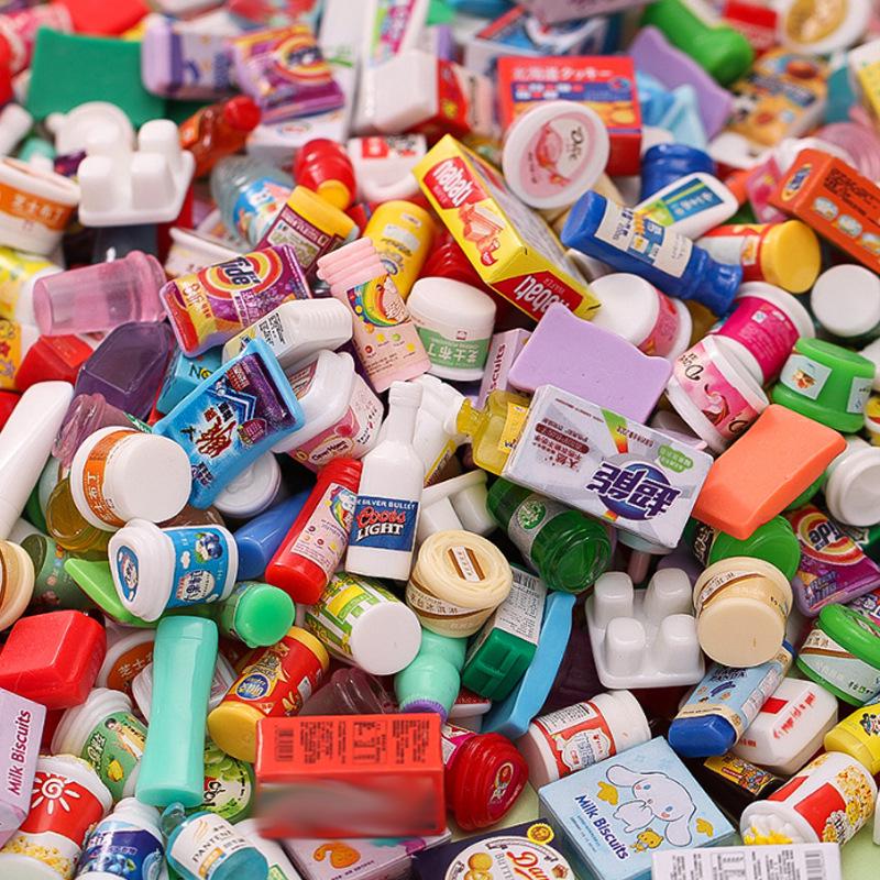 DIY Mini Snack Box Toys for Kids - Convenience Store Play Set with Claw Machine Accessories