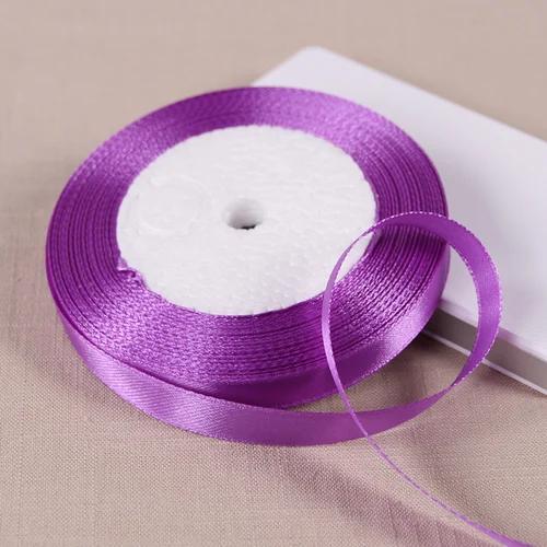 10mm Satin Ribbons DIY Wedding Birthday Party Artificial Silk Roses Crafts Supplies Sewing Acces Scrapbooking Material 25Yards