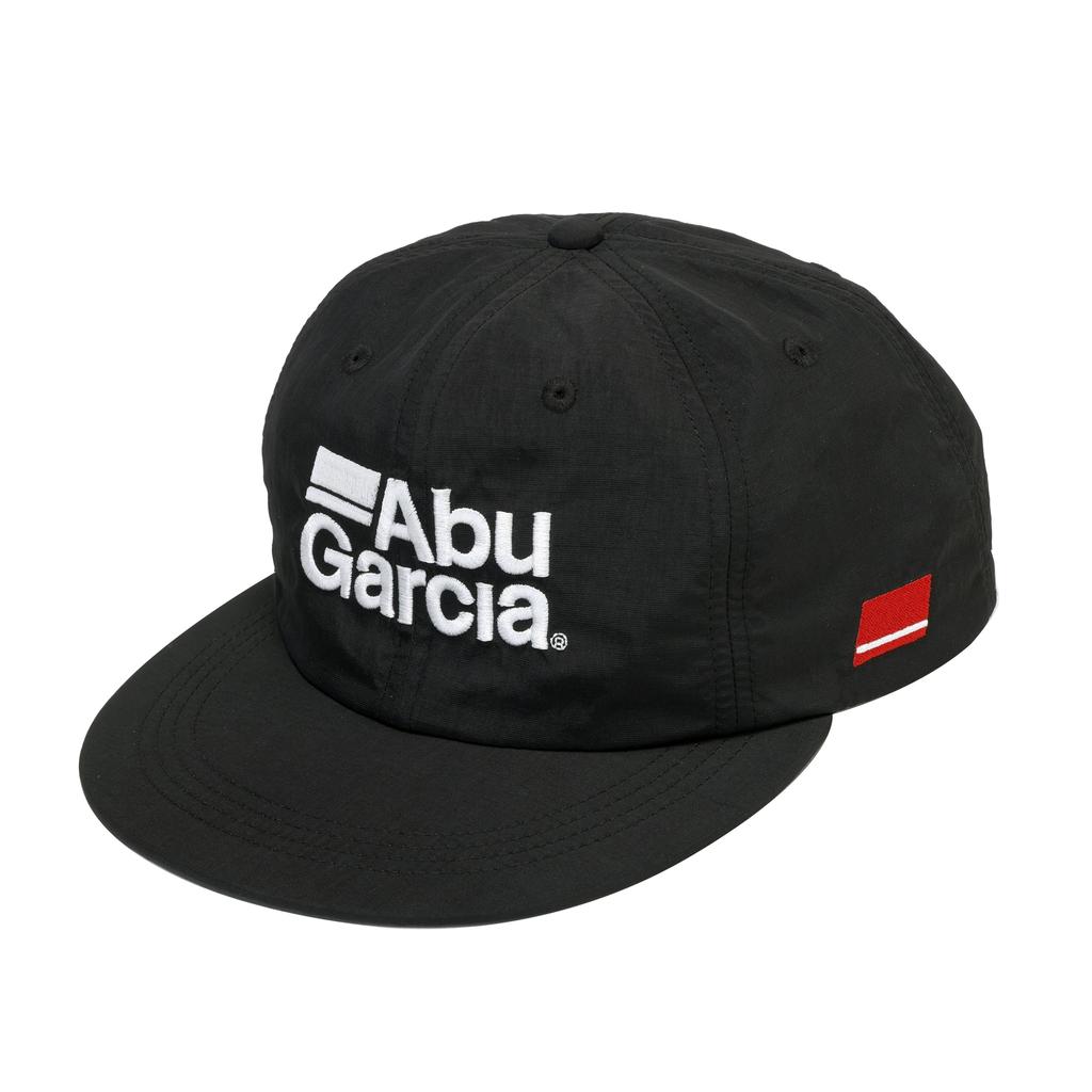 Abu Garcia Nylon Flat Bill Cap, Black, 1639764