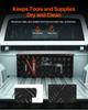 35.4"x14.6"x14.6" Heavy Duty Aluminum Truck Bed Tool Box for Pickup Black