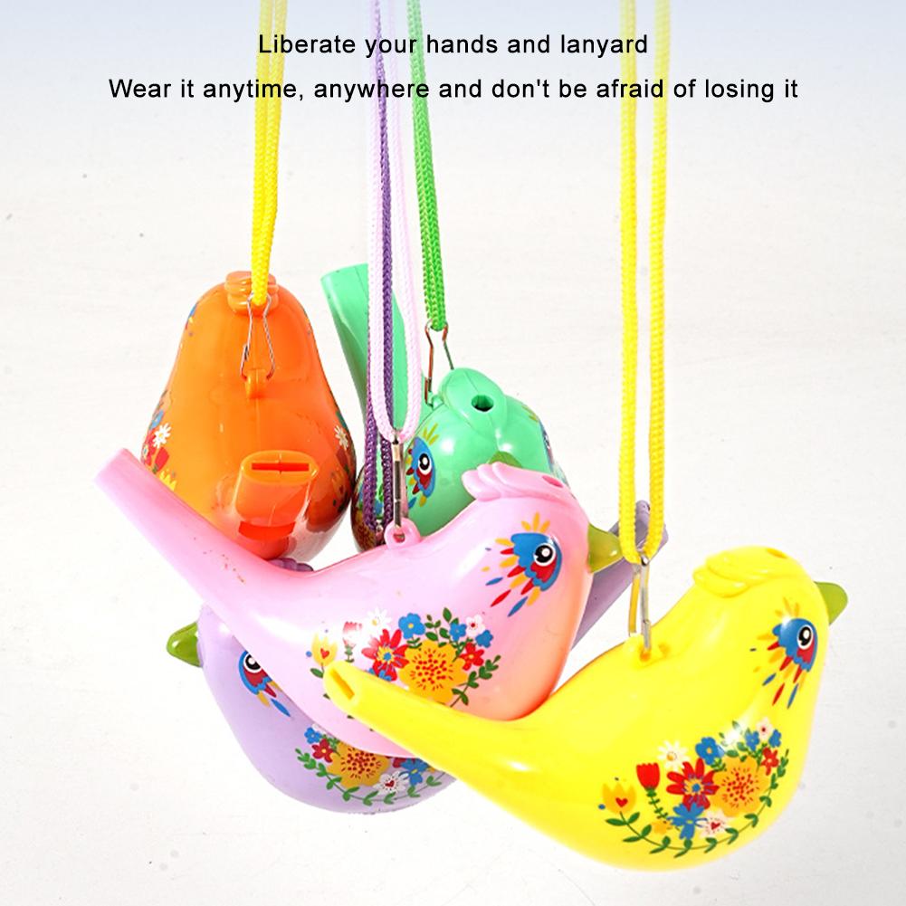 Niedliches Wasservogel-Pfeifenspielzeug Zufälliger Plastikvogel Wasserpfeife Musikinstrument Spielzeug Neuheit Lustiges Spielzeug Für Kinder Geschenk