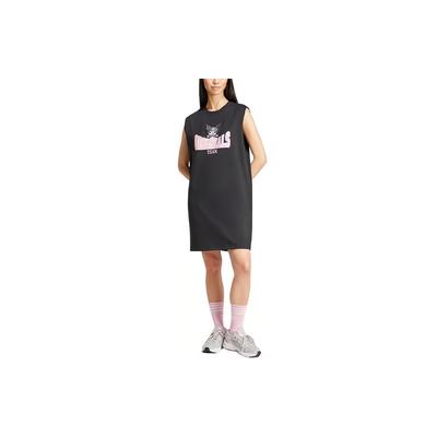 Originals X Hello Kitty Kuromi Cartoon Print Letter Tank Dress Women Dress Black JG8054