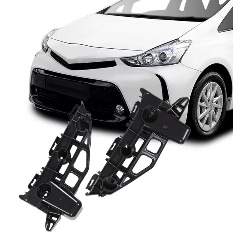 2PCS Front Bumper Bracket Support Left+Right Side For Toyota Prius V 2012 2013 2014 2015 2016 2017 2018 52116-47030 52115-47030