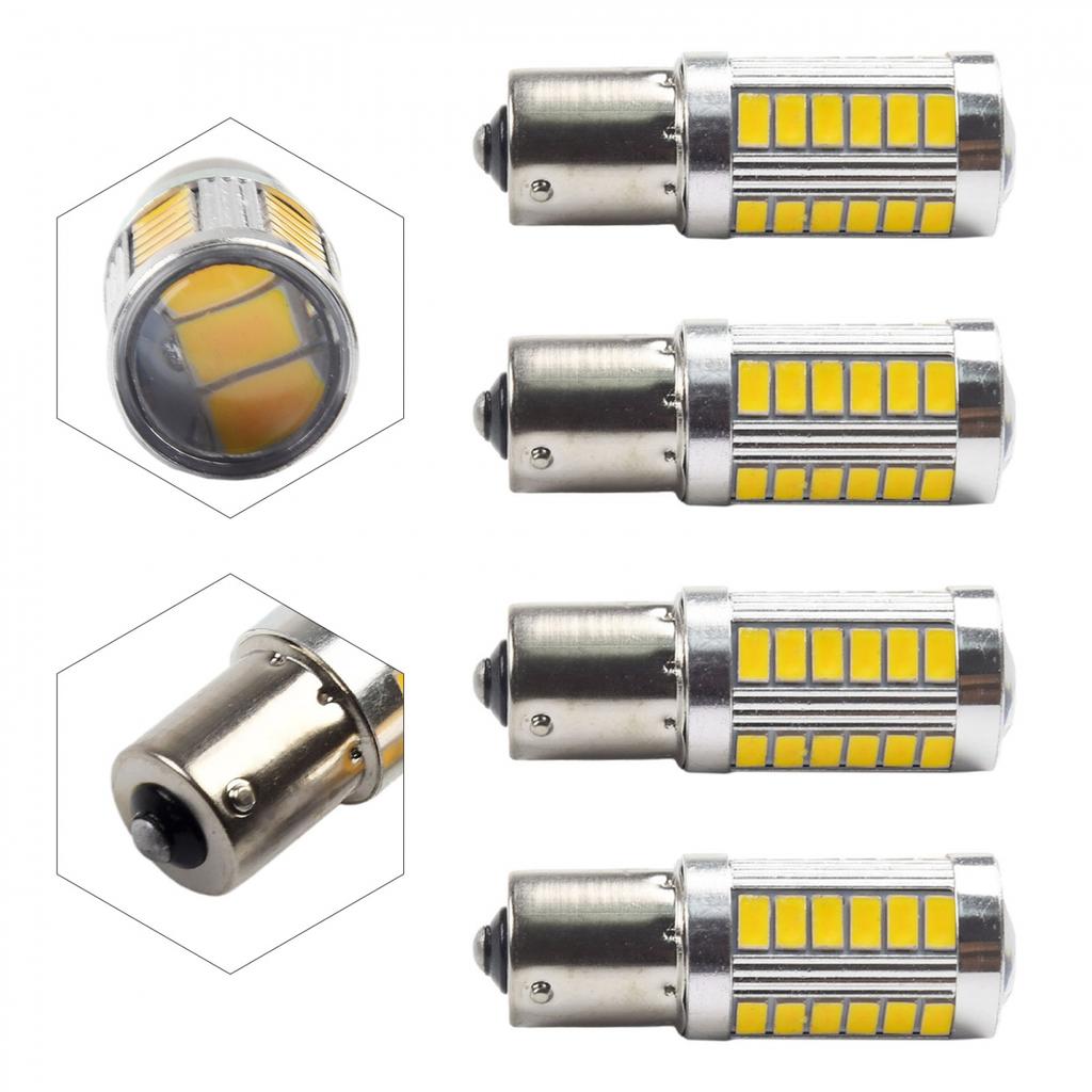 33LED Turn Signal LED 4pcs 581 BAU15S Aluminum BULB