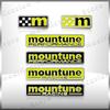 3D Metal Performance M Flag Emblem Mountune Racing Badge Rear Trunk Fender Body Sticker For Focus Fiesta Mondeo Kuga