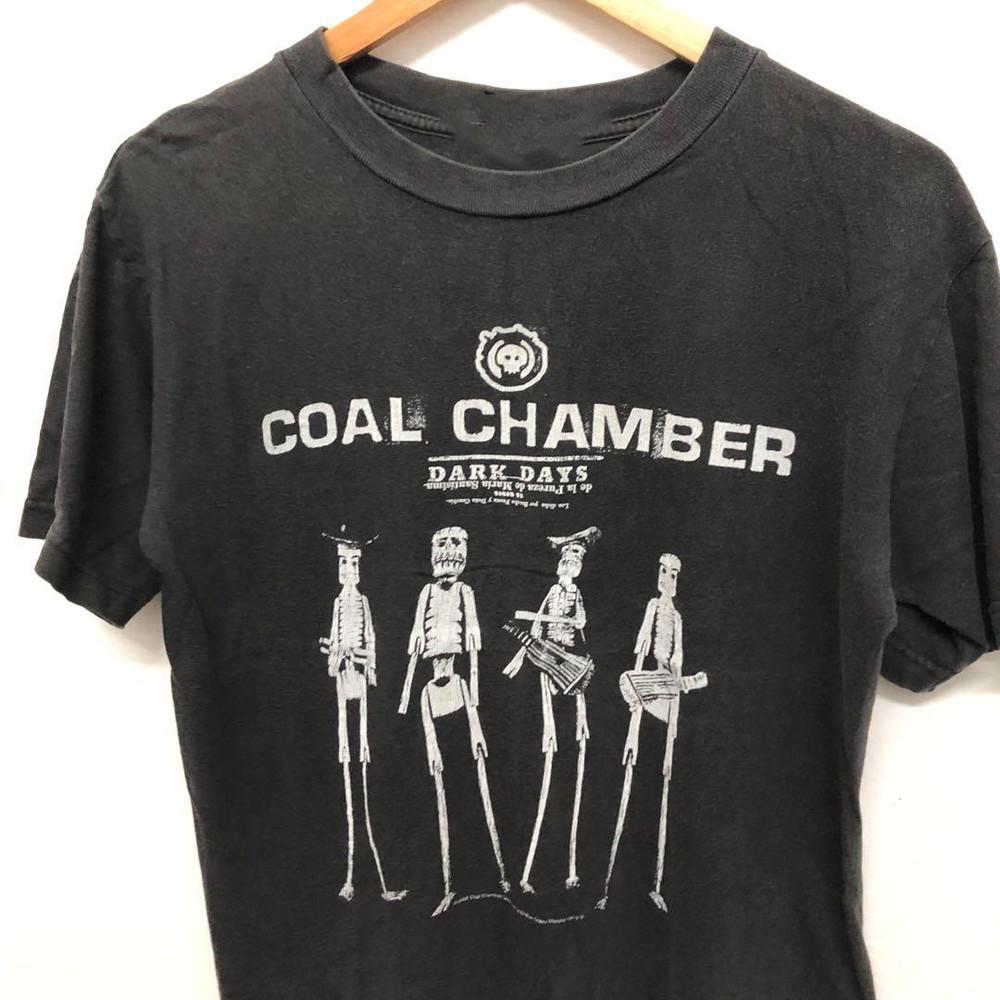 

2002 Coal Chamber Dark Days Подарок для фаната Размеры от S до 5XL Футболка GC1412 Унисекс футболка S