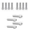 12pcs Steel Bicycle Stem Screws Socket Screws Water Bottle Cage Bolts M7 Brand New and Light Weight