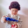 Woolen Hat Baby Curly fit for 18.9-20.4’’ for Head Circumference Handmade Fancy Dress Up for Party & Cosplay AXYD